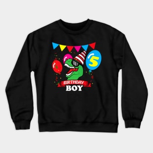 Rex 5th Dinosaur Crewneck Sweatshirt